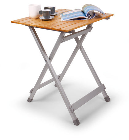Folding table single bamboo - 50 x 50 x 60 cm