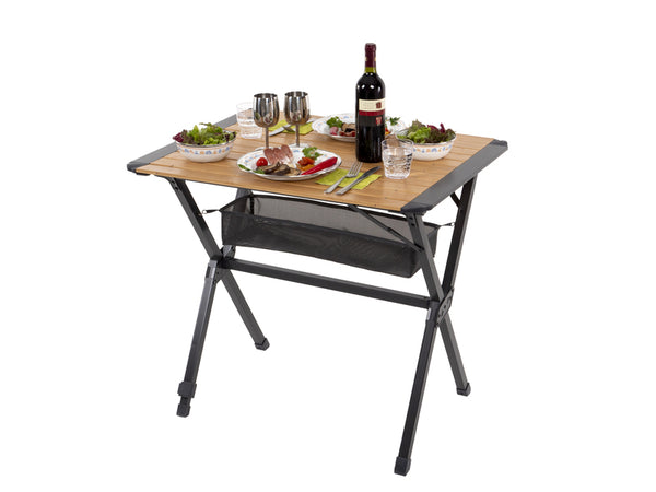 CAMP4 Bamboo roller table MENDOZA 80 - 910595 | Stahlor image 1