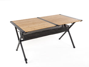 CAMP4 Bamboo roller table MENDOZA 140 - 910596 | Stahlor image 1