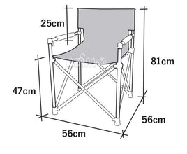 CAMP4 Toscana Luxury Folding Chair - The All-Rounder - 910971 | Stahlor image 3