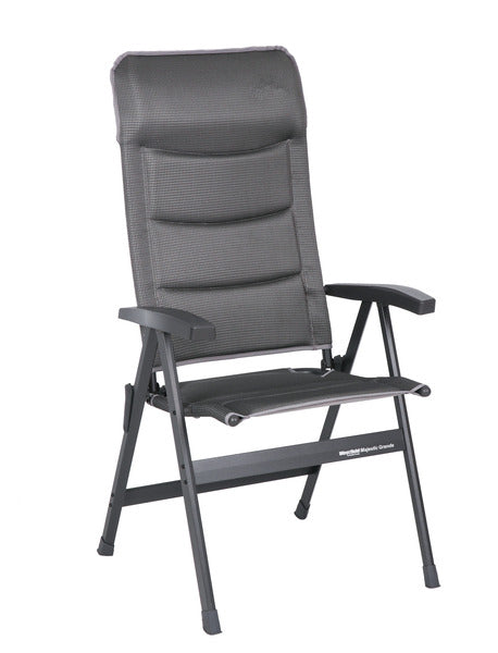 Camping chair MAJESTIC GRANDE - Mid Grey