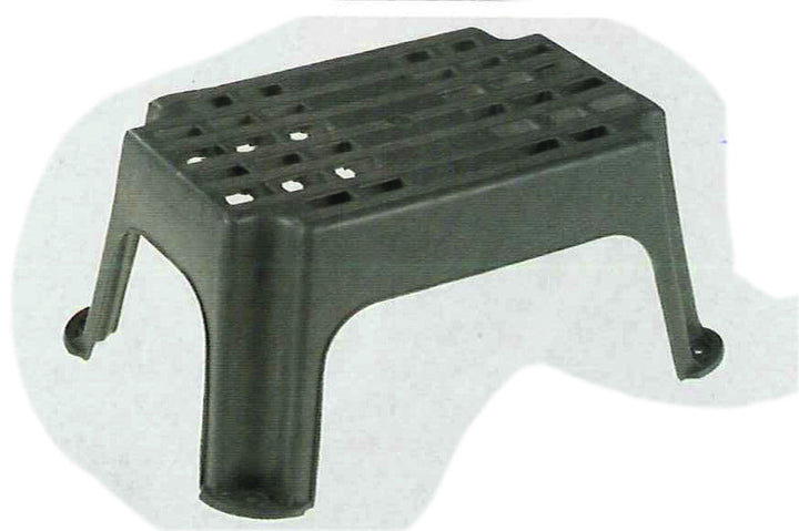 Step tread caravan, plastic, 41x26x22cm, grey