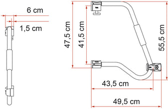 Fiamma Security handle Security 46 Pro - 912372 | Stahlor image 3