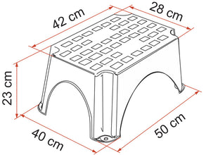 Fiamma Plastic Entry Step Step Platinum Fiamma - 912382 | Stahlor image 2