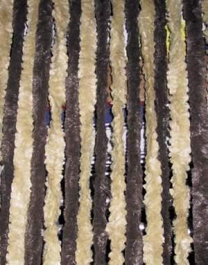 Arisol Fleece curtain 56 x 205 brown/beige - 912440 | Stahlor image 1