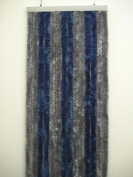 Arisol Fleece curtain 56x205 grey/dark blue for motorhomes and caravans - 912447 | Stahlor image 1