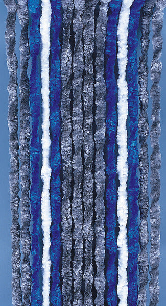 Arisol Fleece curtain 56 x 185 cm, grey/blue/white - 91260 | Stahlor image 1