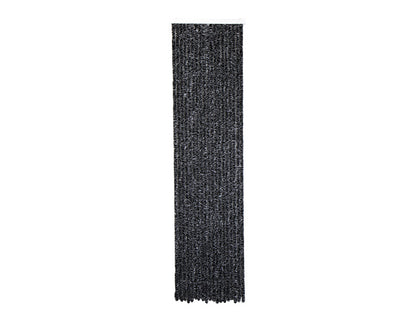 Carbest Chenille Door Fly Curtain 56 x 205 cm, Black/Gray