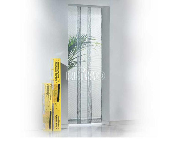 Mosquito net door curtain 95x220cm 4 lamellas telescopical