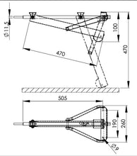 ALKO AL-KO push-in supports normal 800 kg, installation dimension 505 - 91328 | Stahlor image 2