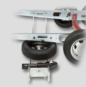 AL-KO spare wheel holder for wide tyres
