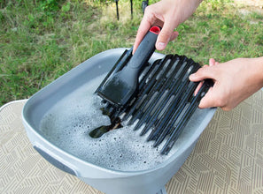 NomadiQ Cleaning kit - 2-piece set with grill brush and cloth - 914016 | Stahlor image 5
