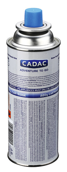 CADAC gas cartridge 220g - butane/propane gas mixture