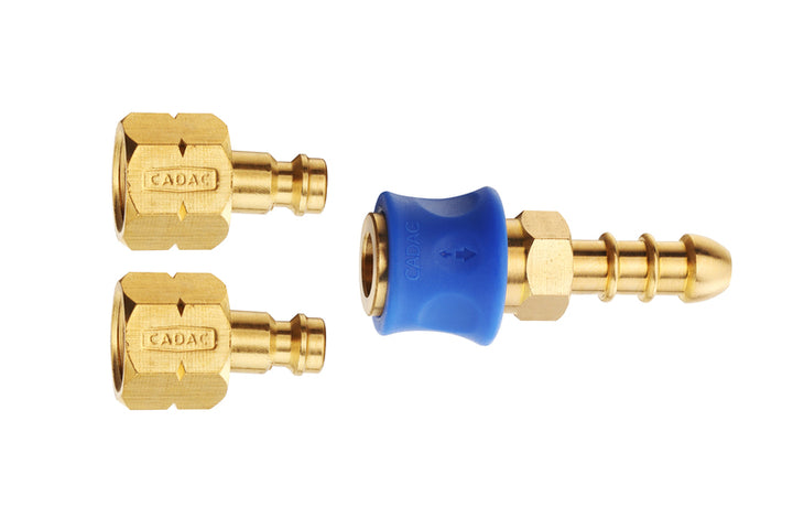 Coupling piece for the gas hose
