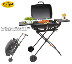 Camp4 MALIBU- portable gas grill 50mbr, 3,6kW, 2 trays, piezo-ignition - 914575 | Stahlor image 2