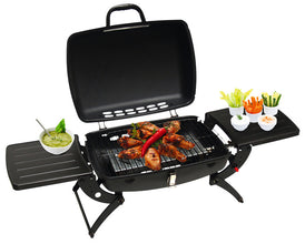 Camp4 MALIBU- portable gas grill 50mbr, 3,6kW, 2 trays, piezo-ignition - 914575 | Stahlor image 1