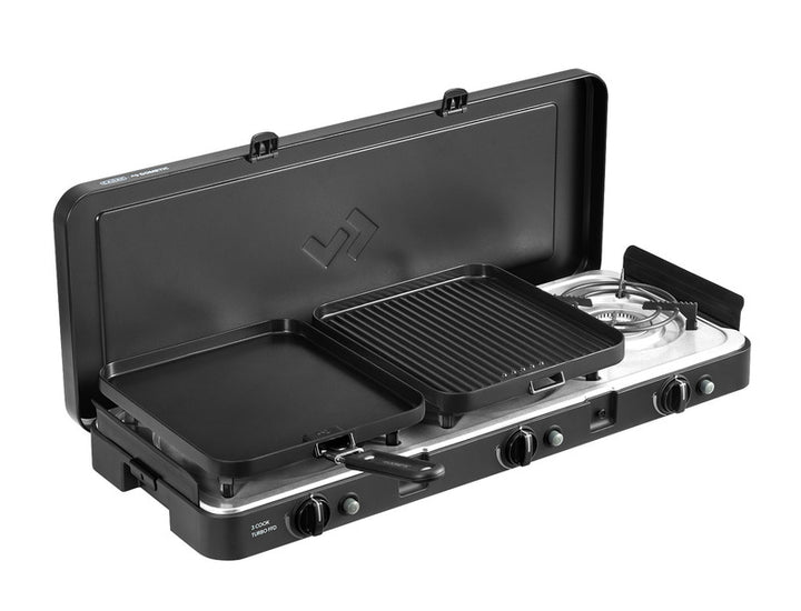 Cadac 3-Cook Turbo FFD Deluxe Gas Stove, 50 mbar