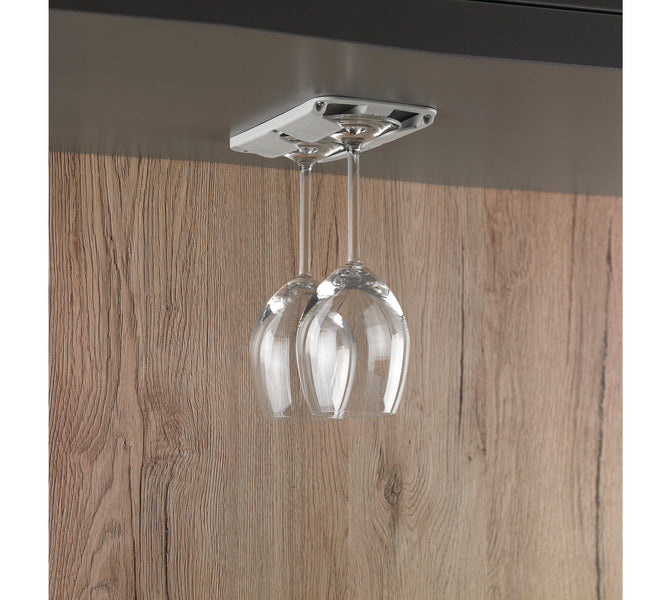 Stalk glass holder - light gray - set of 2