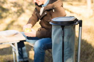Flextrash trash can, 3 litres, grey - 9156536 | Stahlor image 7