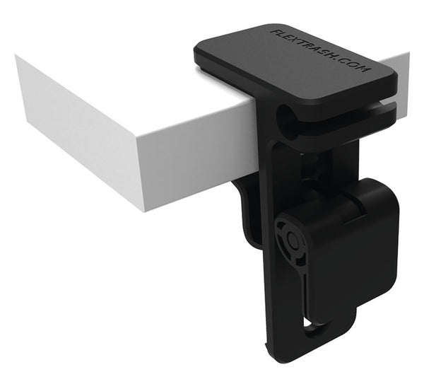 Flextrash trash bin table holder, black, for tables between 0,5 and 4cm - 915653 | Stahlor image 1