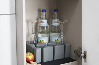 Purvario glass / bottle holder high - set of 6 - 915920 | Stahlor image 7