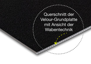 Purvario velour base plate 30 x 50 cm - 915923 | Stahlor image 2