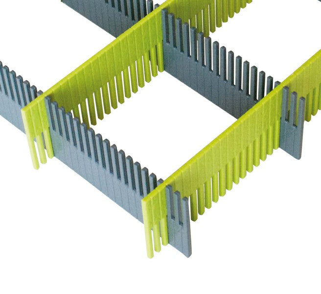 Purvario drawer slats 8-pack - lime/anthracite