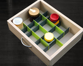Purvario drawer slats 8-pack - lime/anthracite - 915926 | Stahlor image 8