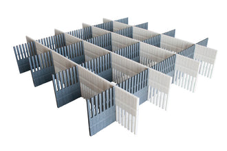 Purvario drawer slats 8-pack - light gray / anthracite - 915932 | Stahlor image 3