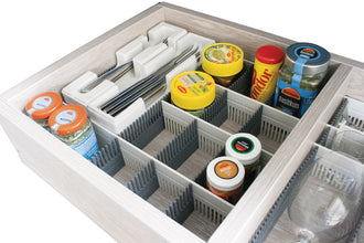 Purvario drawer slats 8-pack - light gray / anthracite - 915932 | Stahlor image 5