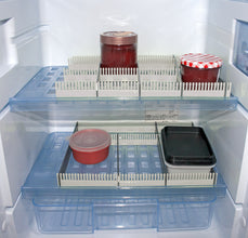 Purvario refrigerator ledges set of 8 - light gray / anthracite - 915937 | Stahlor image 3