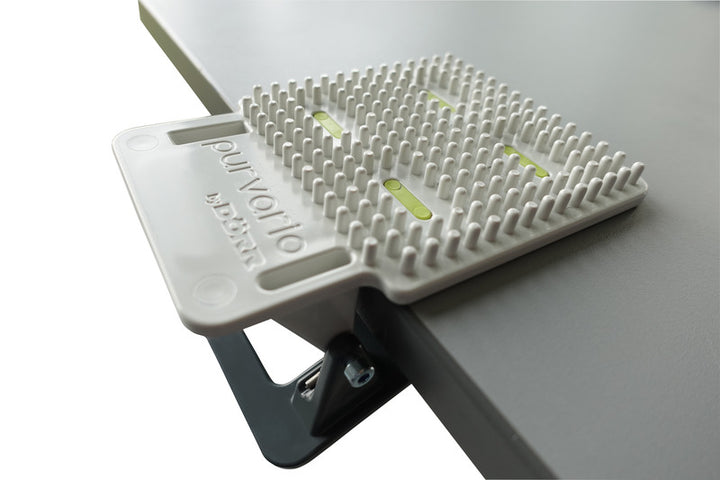 Purvario CLIP CLAP Table Drink Holder, Light Gray