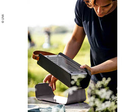 UNA Table grill UNA-turquoise, charcoal L43xW16xH9cm, 2 grill heights - 916862 | Stahlor image 2