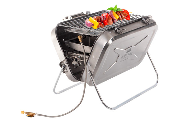 HOLID Stainless steel suitcase gas grill - 916882 | Stahlor image 1
