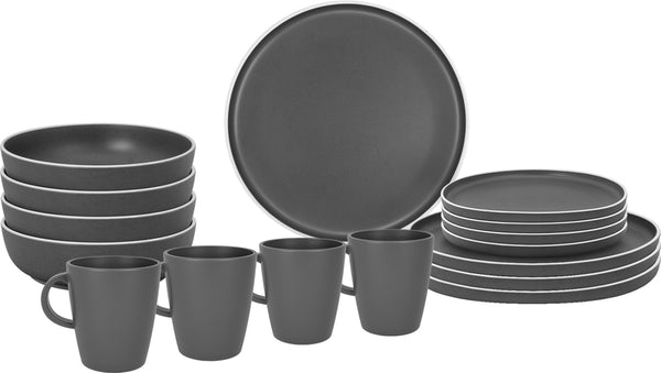Brunner Geschirrset DOLOMIT GREY - 917016 | Stahlor image 1