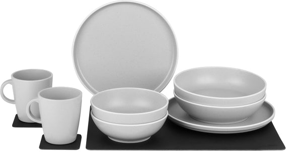 Brunner DOLOMIT MAGNETIC WHITE, tableware set for 2 persons - 917028 | Stahlor image 1
