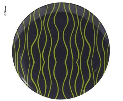 GIMEX dessert plate, grey-lime green