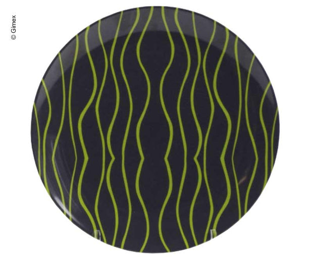 GIMEX dessert plate, grey-lime green