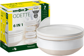 Brunner Odette melamine tableware set - 7 pieces - For 2 people - 917053 | Stahlor image 3