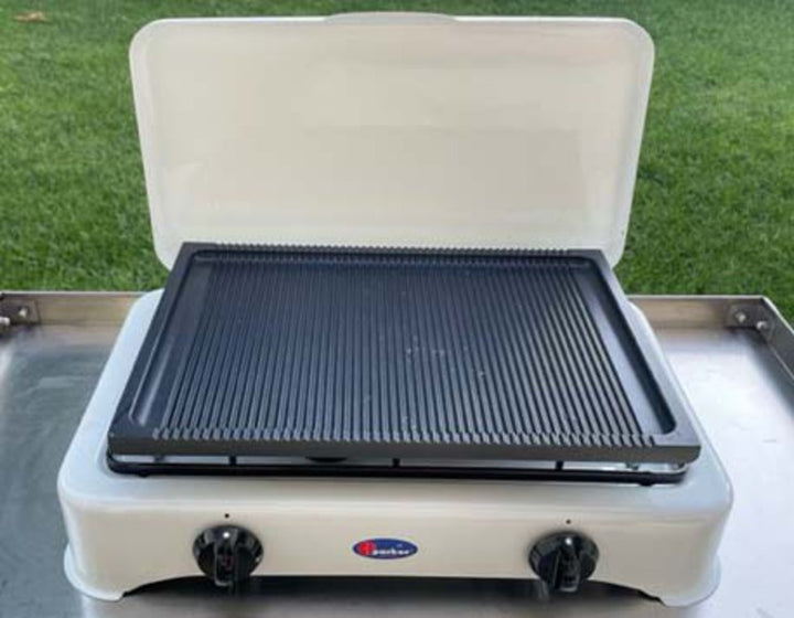 Parker hotplate for 2-flame stove