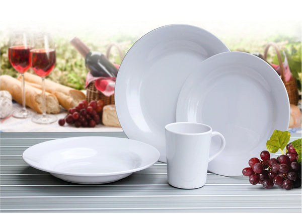 Camp4 Melamine tableware set Monaco - For 4 people - 91710 | Stahlor image 1