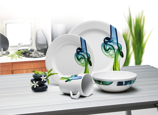 Camp4 Melamine tableware set LUCCA - For 4 persons - 16 pieces - 91711 | Stahlor image 1