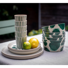 Koziol Set of 4 mugs - MONSTERA STRIPES - 917611 | Stahlor image 2