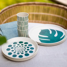 Koziol Set of 4 large plates - MONSTERA LEAF - 917612 | Stahlor image 2