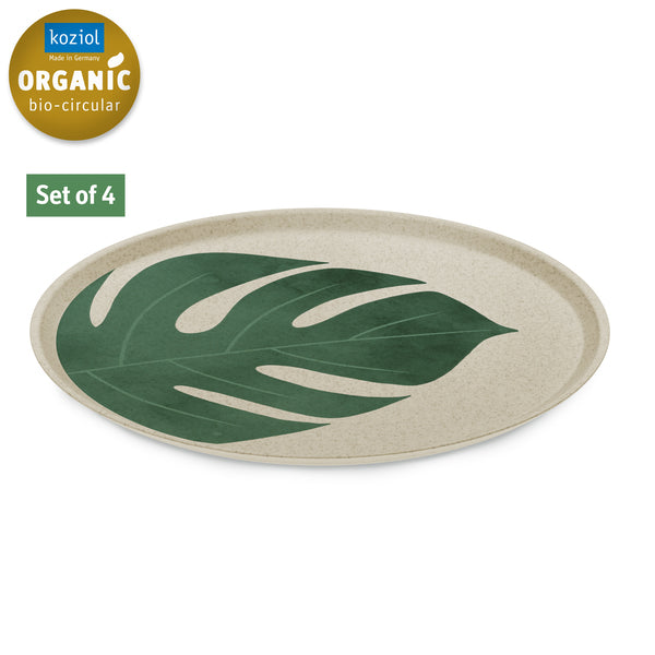 Koziol Set of 4 large plates - MONSTERA LEAF - 917612 | Stahlor image 1