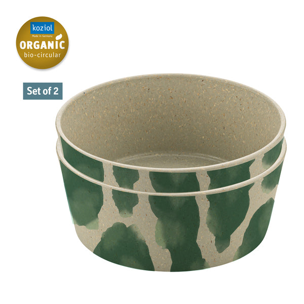 Koziol Set of 2 bowls - MONSTERA SPLASH - 917613 | Stahlor image 1