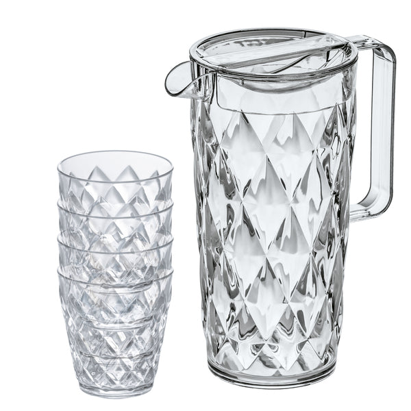Koziol Kanne 1,6L mit 4 Gläser - 917616 | Stahlor image 1