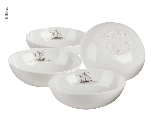 Gimex Melamine Bowls SAILS (Set of 4) - 917964 | Stahlor image 1