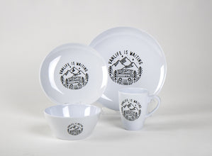 Camp4 Dishes set Vanlife - 16 pieces - For 4 people - 917969 | Stahlor image 1