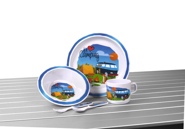Camp4 melamine children's tableware set "WE LOVE CAMPING" - 91798 | Stahlor image 1
